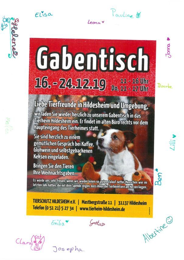 Vielen Dank für diese tolle Spende