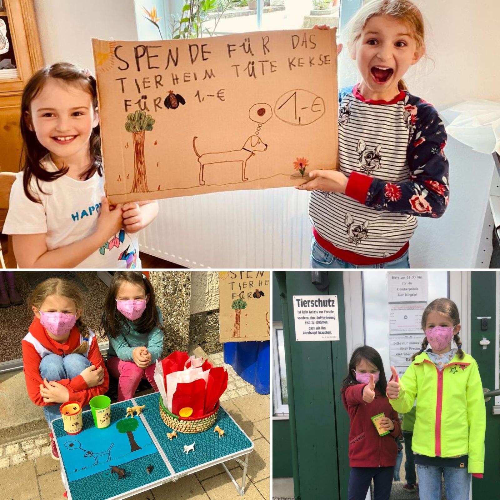 Vielen Dank an Mathilda und Hannah