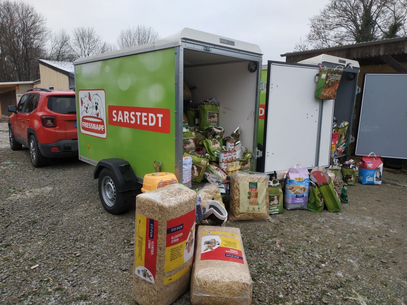 Vielen Dank an die Firma Fressnapf und die fleißigen Spender