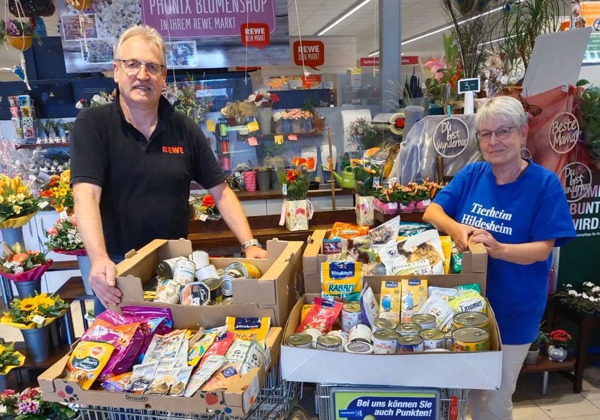 Vielen Dank an den Rewe Markt Wilhelm Hennigs in der Phoenixstrasse Hildesheim