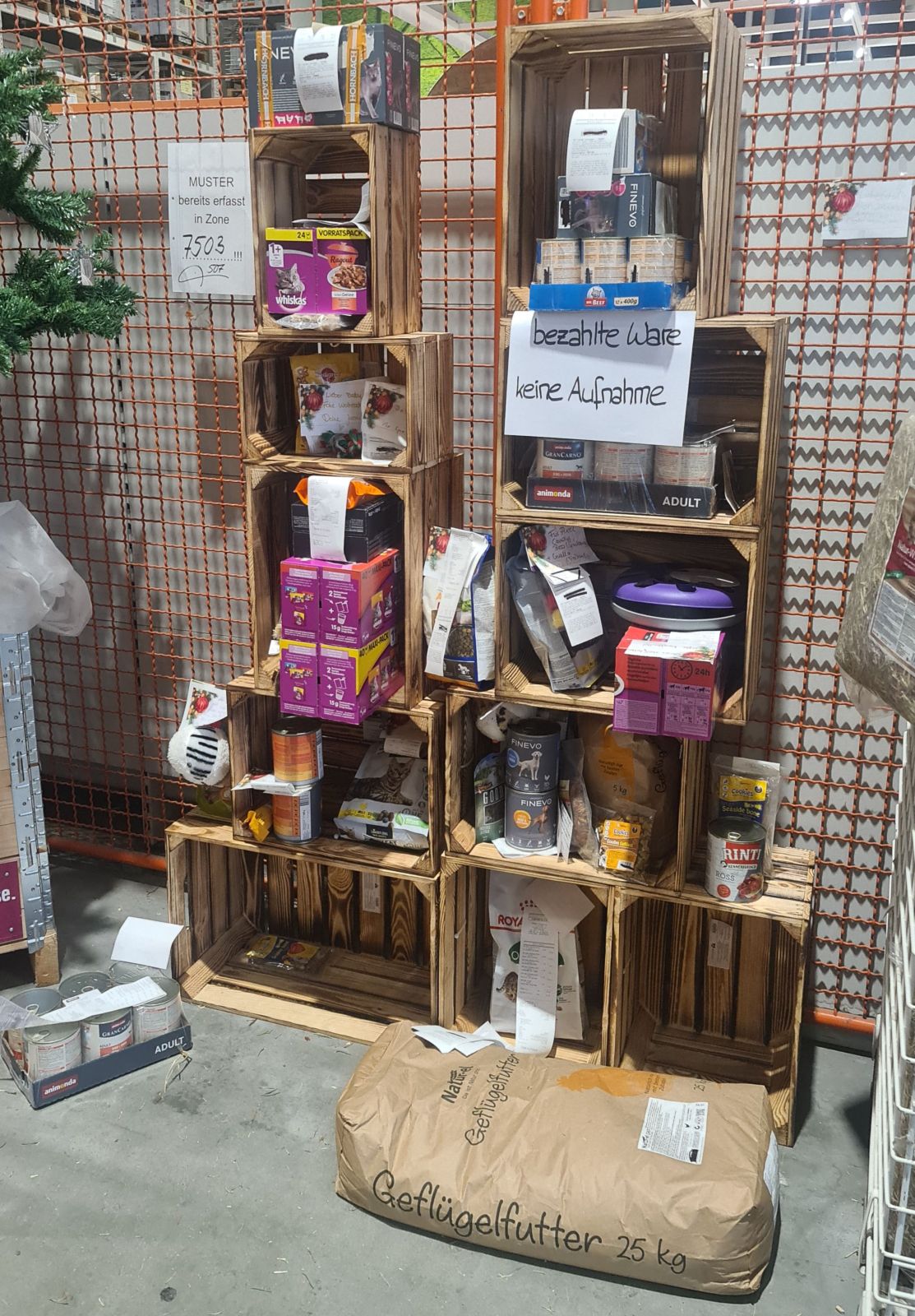 Vielen Dank an die Firma Hornbach und die fleißigen Spender in Hannover Linden